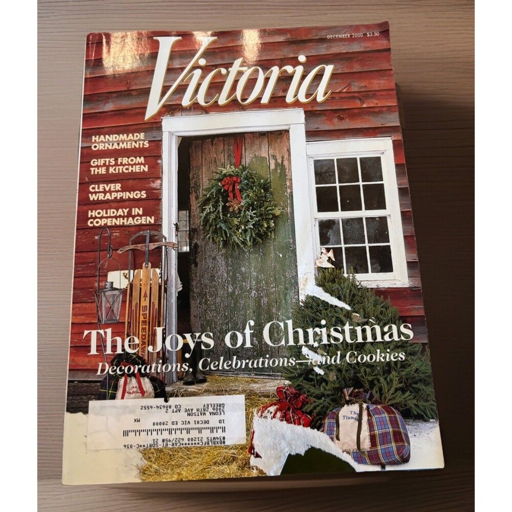 Victoria Magazine December Christmas 2000 Celebrating the Achievements Of Women